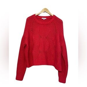 Madewell Red Knit Sweater